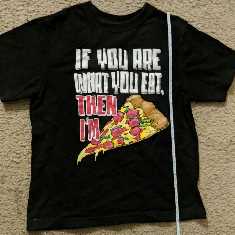 Black Graphic Tee Size 5/6